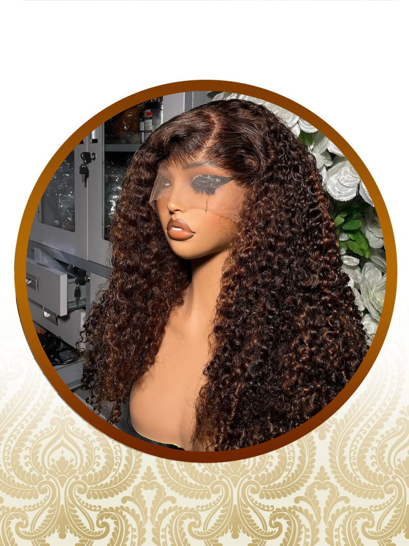 Highlighted Burmese Luxury Glueless 5x5  Wear and Go S.S.D PERUCA Curly Unit